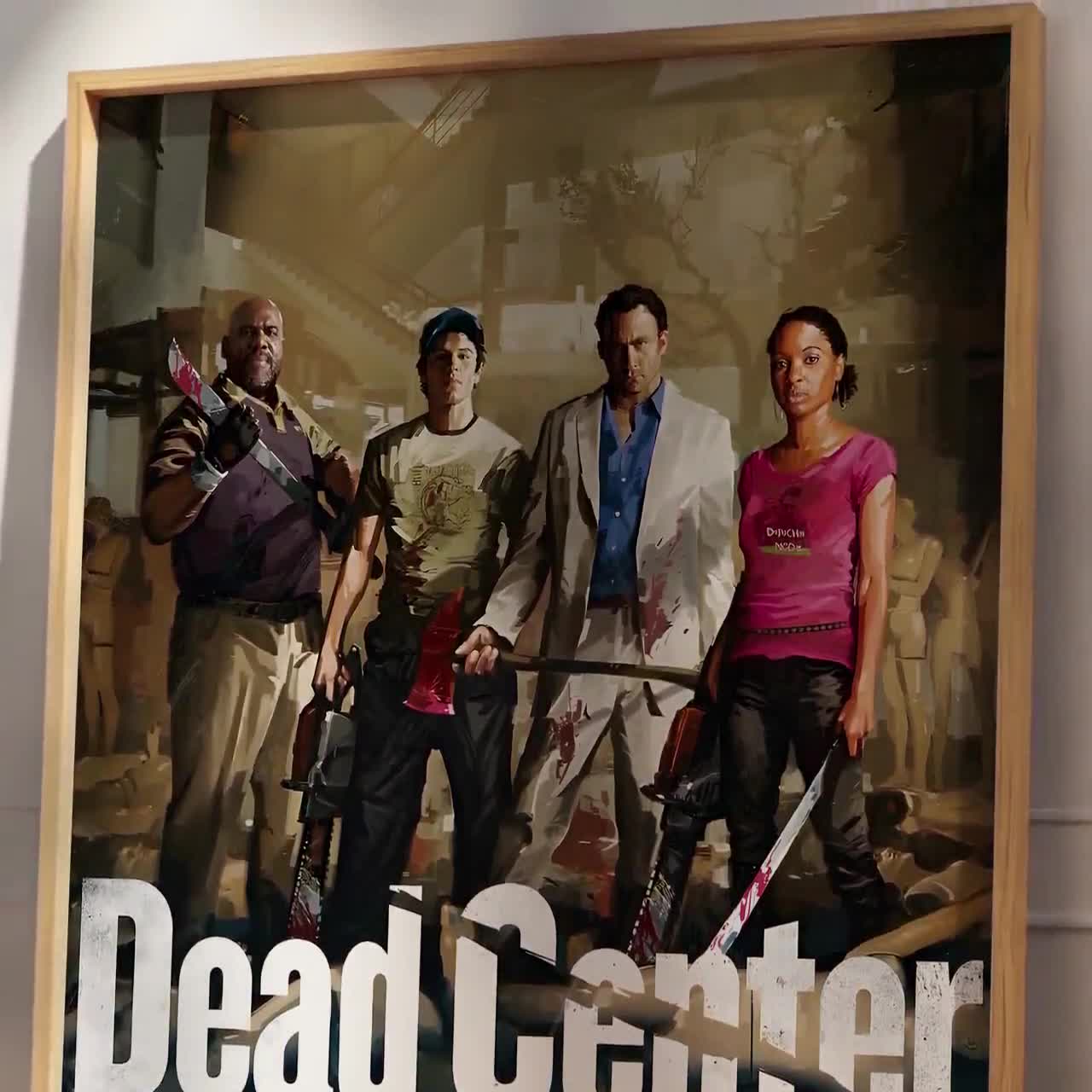 Left 4 Dead 2 Poster | Dead Center Campaign Art | Zombie